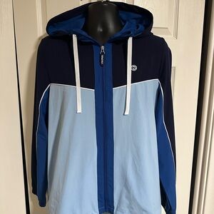 Nautica Blue and Yellow Logo Mesh Shirt